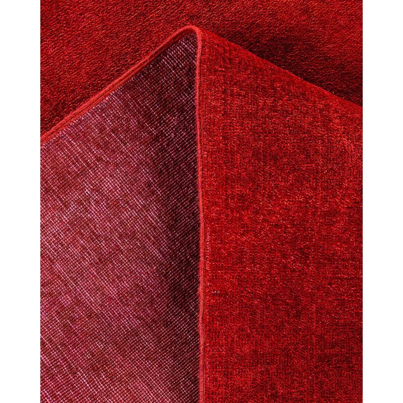 Vibrance, One-of-a-Kind Handmade Area Rug - Red, 9' 4" x 12' 5" - 9' 4" x 12' 5"