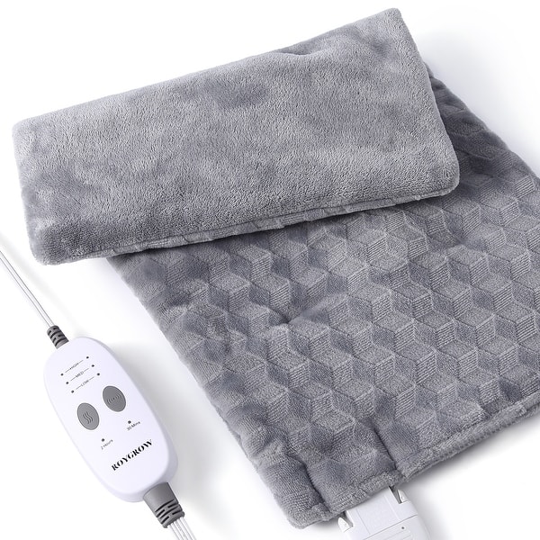 Weighted Heating Pad with Massager, Electric Heating Pad for Back with  Massaging Vibration - On Sale - Bed Bath & Beyond - 41916997