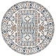 preview thumbnail 3 of 7, SAFAVIEH Tulum Libusa Boho Rug 6'7" Round - Ivory Grey/Blue Rust - Round