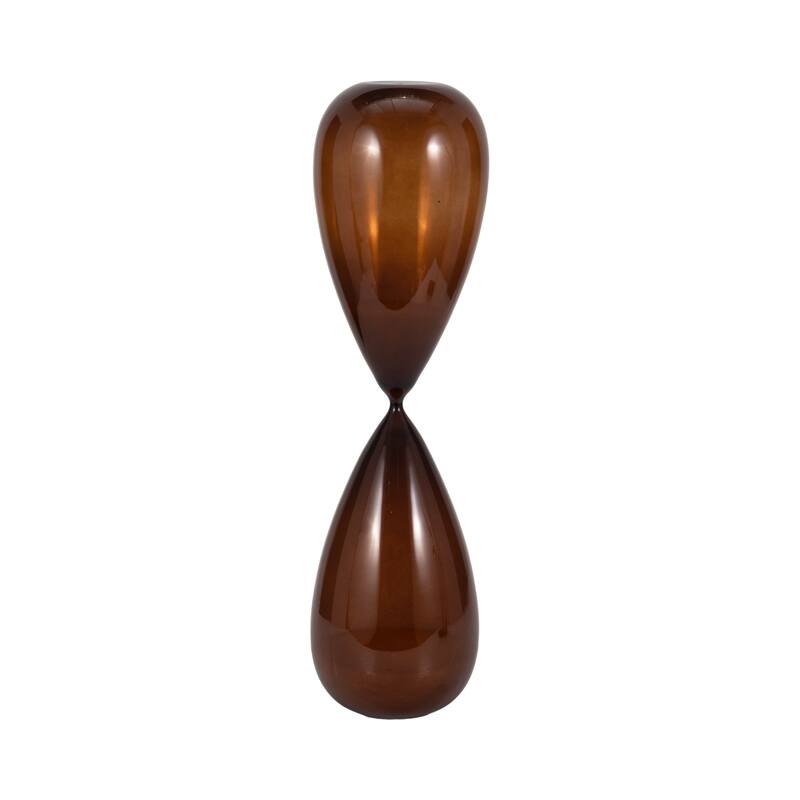 Contemporary Hourglass Sculpture for Home Decor - Stylish Decorative Object