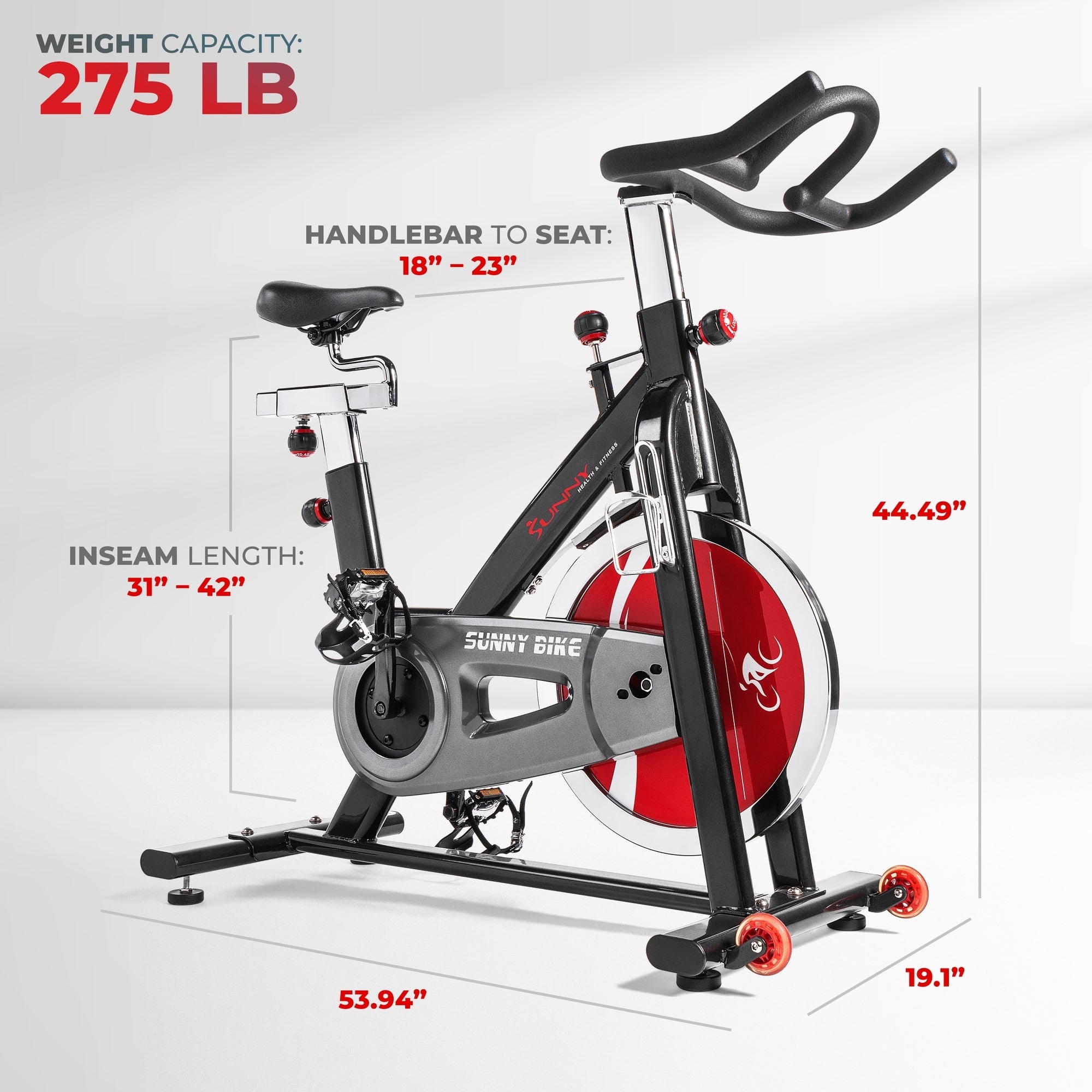 Sunny health and fitness sales spin bike canada