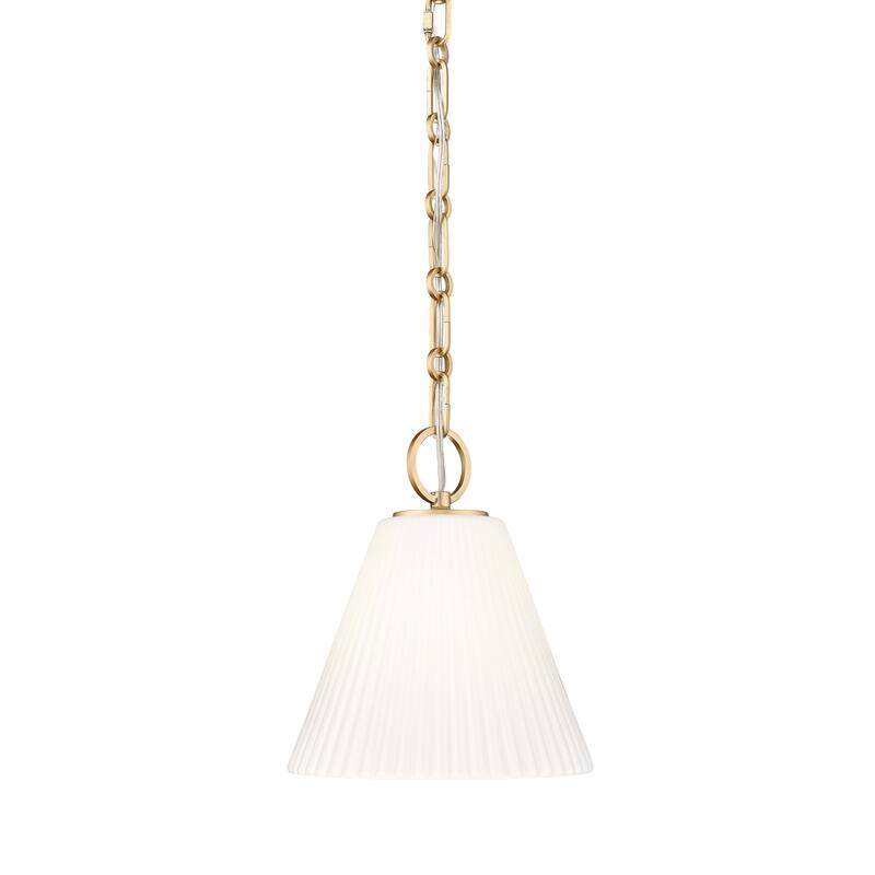 Z-Lite 3042P10 Alaric 10" Wide Suspension Mini Pendant - Modern Gold