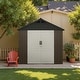 preview thumbnail 87 of 117, Patiowell 8' x 6' / 8' x 8' / 8' x 10 '/ 8' x 12' Plastic Outdoor Shed With Floor for Patio Furniture, Tools (Kick-It Shed)
