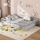 preview thumbnail 2 of 10, Sturdy Structure Floor Bed with Fence,Full Size