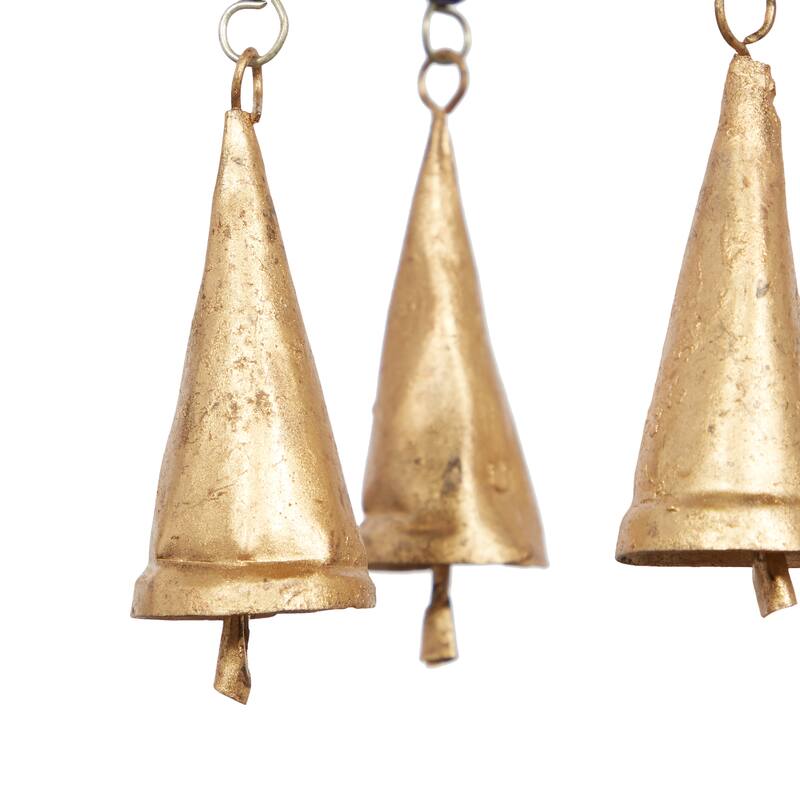 Brown Iron Traditional Windchime 35 x 5 x 5