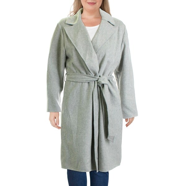 ralph lauren crepe wrap coat