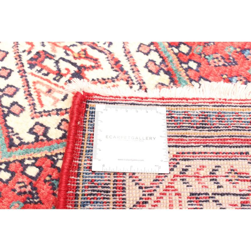 ECARPETGALLERY Hand-knotted Andelz Red Wool Rug - 3'5 x 5'4