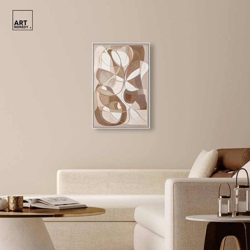 Mocha Dream Canvas by Art Remedy