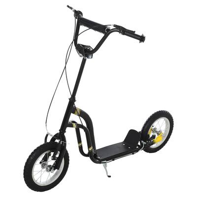 Kids Balance Bike with Adjustable Handlebar and Inflatable Soccer Ball Wheels for Outdoor Use