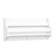 preview thumbnail 2 of 5, RiverRidge Kids Wall Book Shelf with 2 Art Bars - White