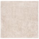 SAFAVIEH August Shag Veroana Solid 1.5-inch Thick Rug - 6'7" Square - Beige