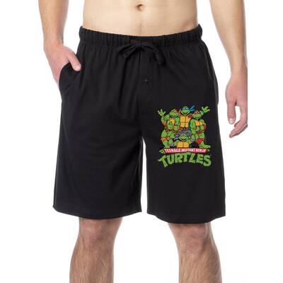 Nickelodeon TMNT Teenage Mutant Ninja Turtles Mens' Sleep Lounge Pajama Shorts