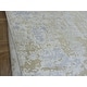 preview thumbnail 10 of 10, Hand Knotted Ivory Modern with Wool & Silk Oriental Rug (9' x 11'11") - 9' x 11'11"
