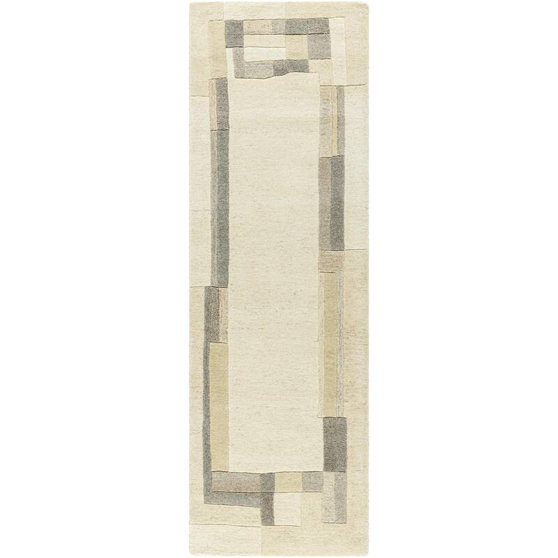 Livabliss Forum Modern & Contemporary Geometric Area Rug - Gray - 2' 6" x 8'