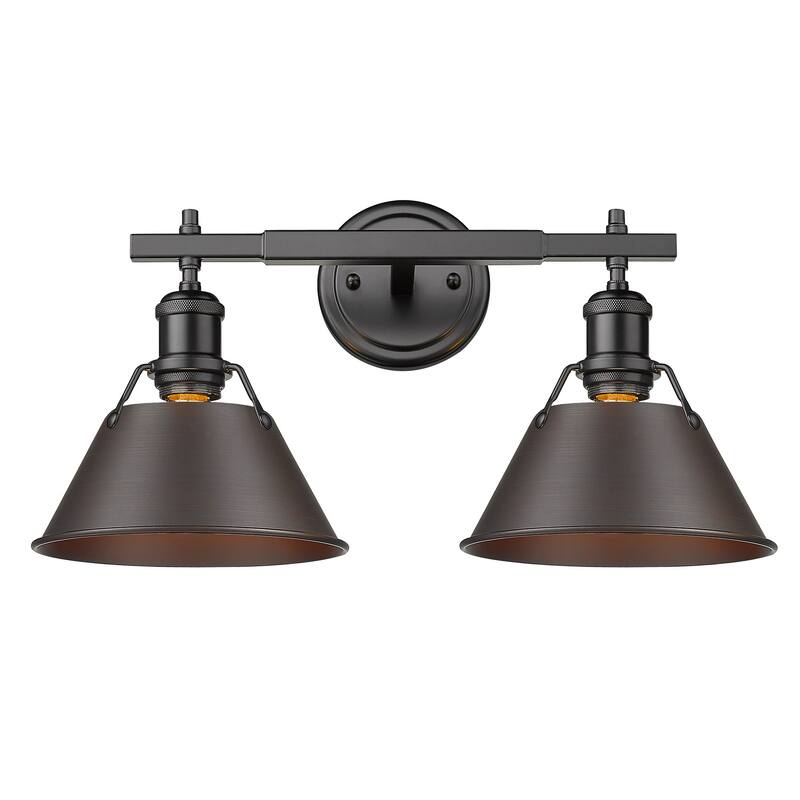 Golden Lighting Orwell 2 Light 18" Wide Bathroom Vanity Light