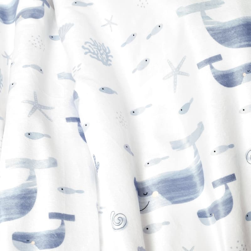 Lush Decor Baby Seaside Sherpa Blanket - 40"x30"