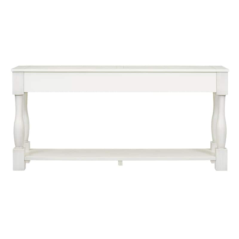 Console Table 63" Long Console Table with Drawers and Shelf