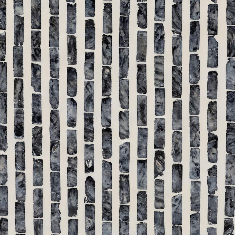 Tawana Capiz Shell Console Table with Geometric Pattern - Modern Decorative Accent Table for Entryway or Living Room