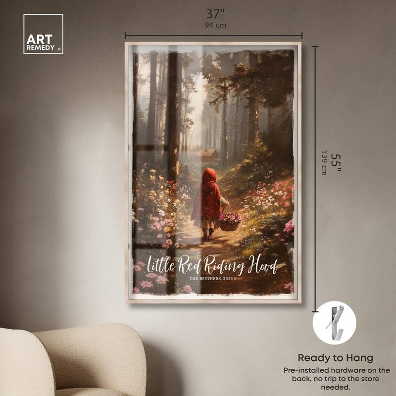 Classic Red Riding Hood Shadowbox by Art Remedy