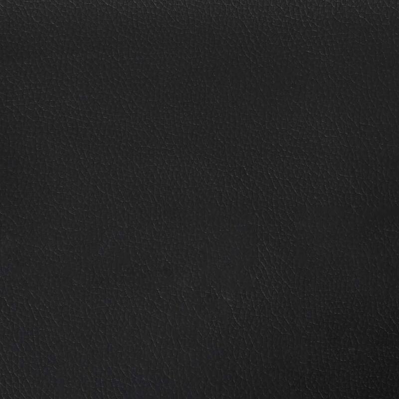 vidaXL Bed Frame, Faux Leather, No Mattress