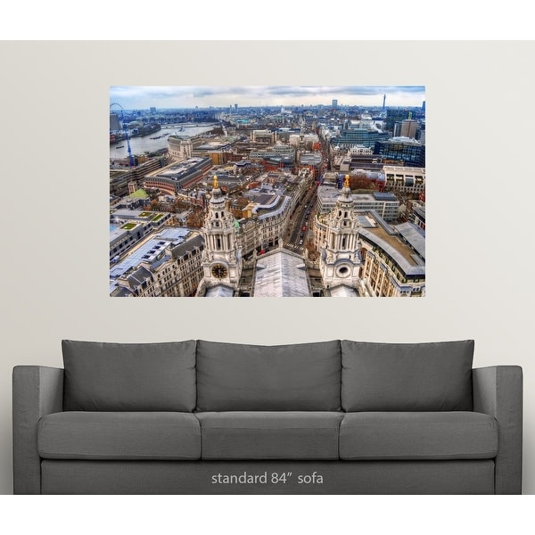 LONDON SAINT PAULS CATHEDRAL CITY PHOTOS CANVAS WALL ART PICTURES POSTER PRINTS