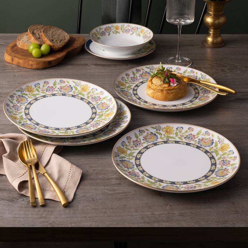 Tusker Garden Set Of 4 Dinner Plates, 10.50"