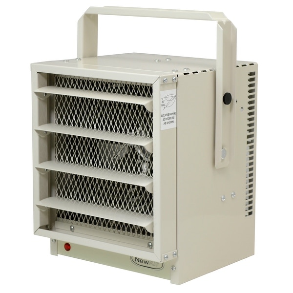 NewAir G73 Electric Garage Heater - Safe and Reliable Heat for 500 Sq Ft - ivory
