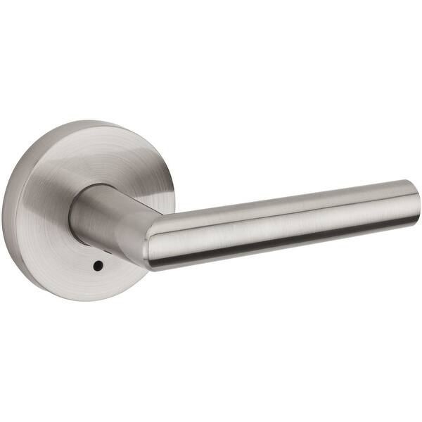 Shop Kwikset 155mil Milan Privacy Door Lever Set With Push Button Lock And Overstock 17136781