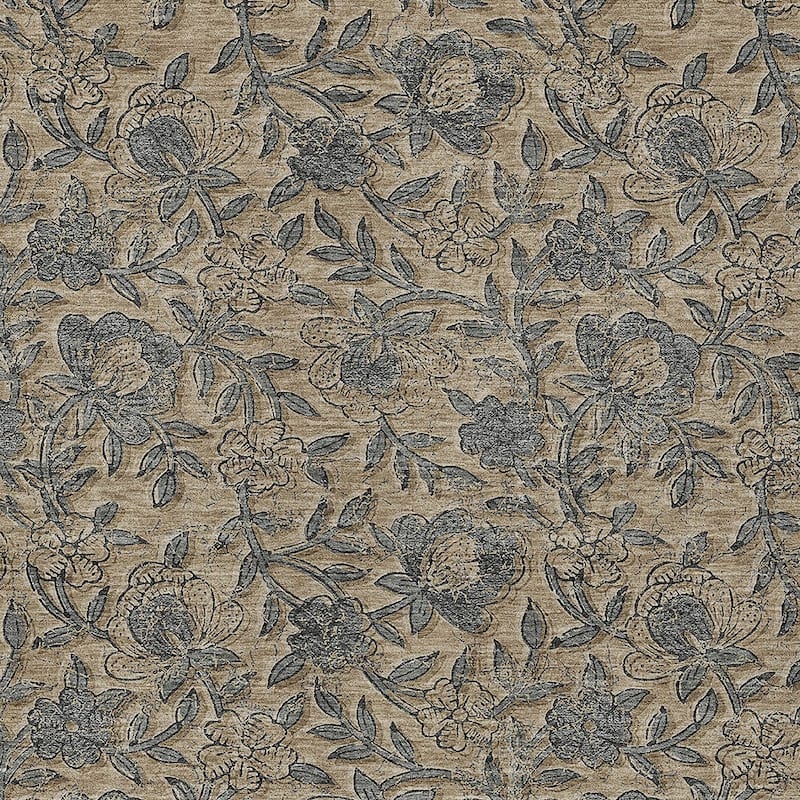 HomeRoots Floral Transitional Rectangle Outdoor Rug