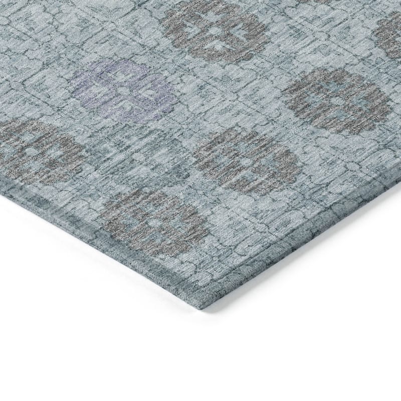 HomeRoots Geometric Transitional Rectangle Outdoor Rug