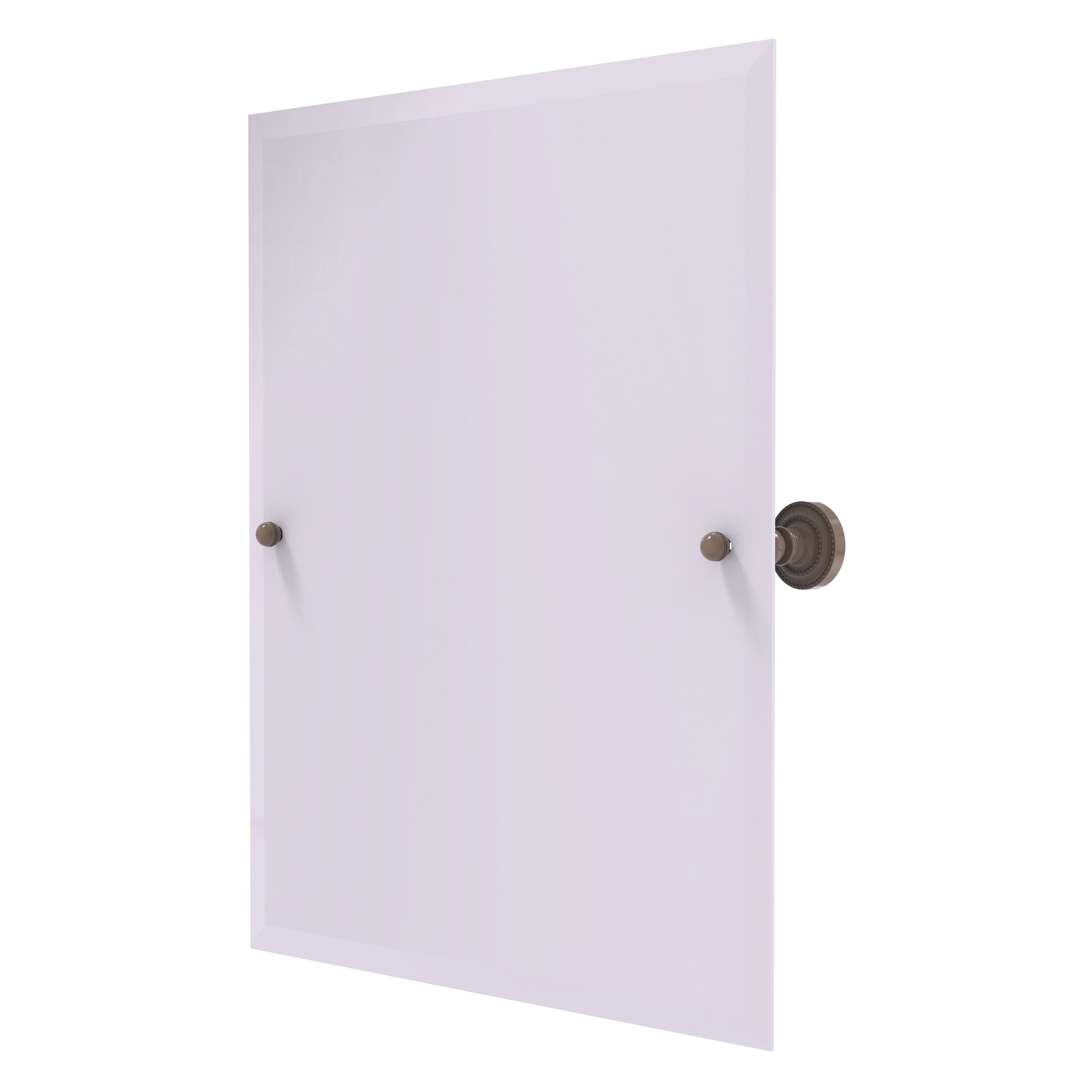 Allied Brass Frameless Rectangular Tilt Mirror with Beveled Edge