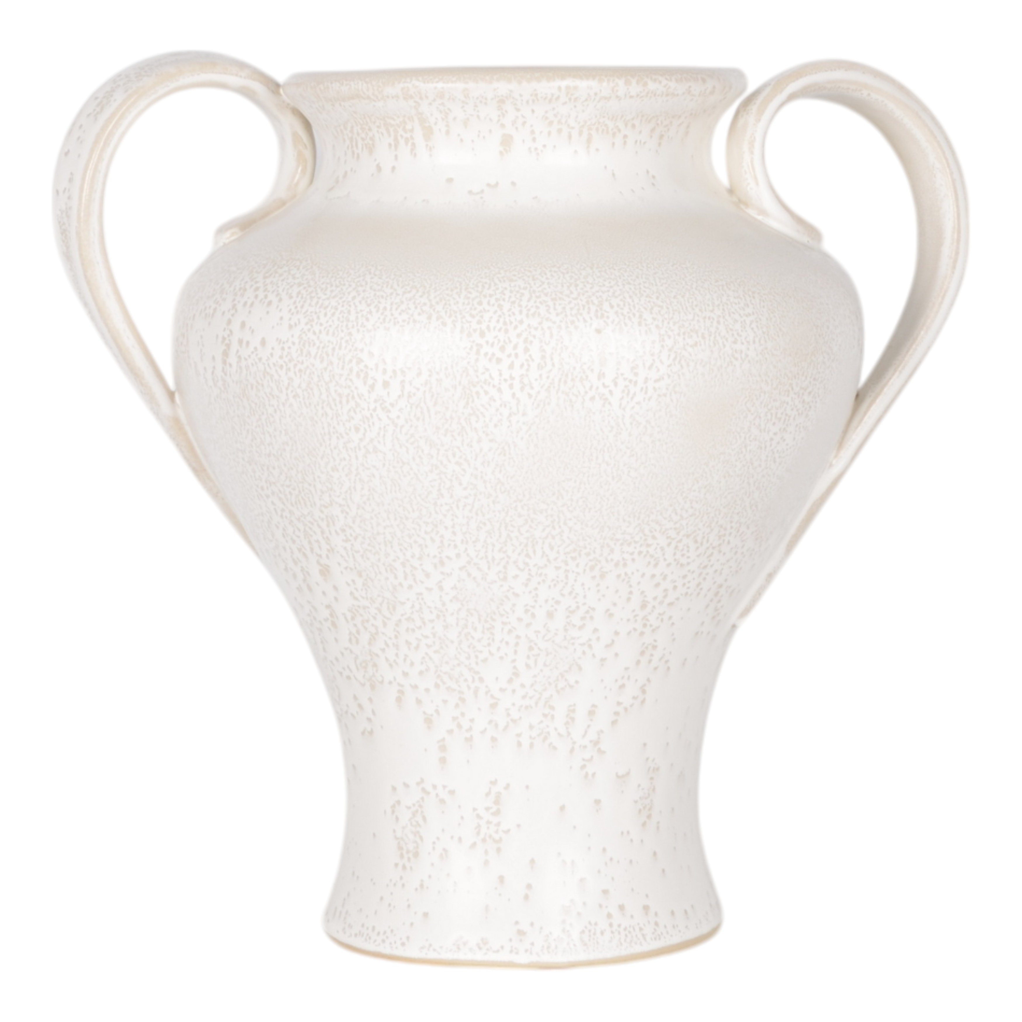 Ceramic Jar with Valencia Inspired Design Modern Decorative Accent