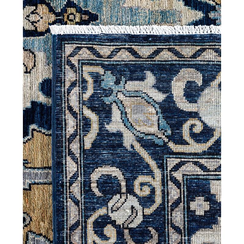 Serapi One-of-a-Kind Hand-Knotted Area Rug - Blue - 8' 0" x 9' 9"