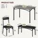 preview thumbnail 3 of 5, Dining Table Set for 5 Kitchen Table