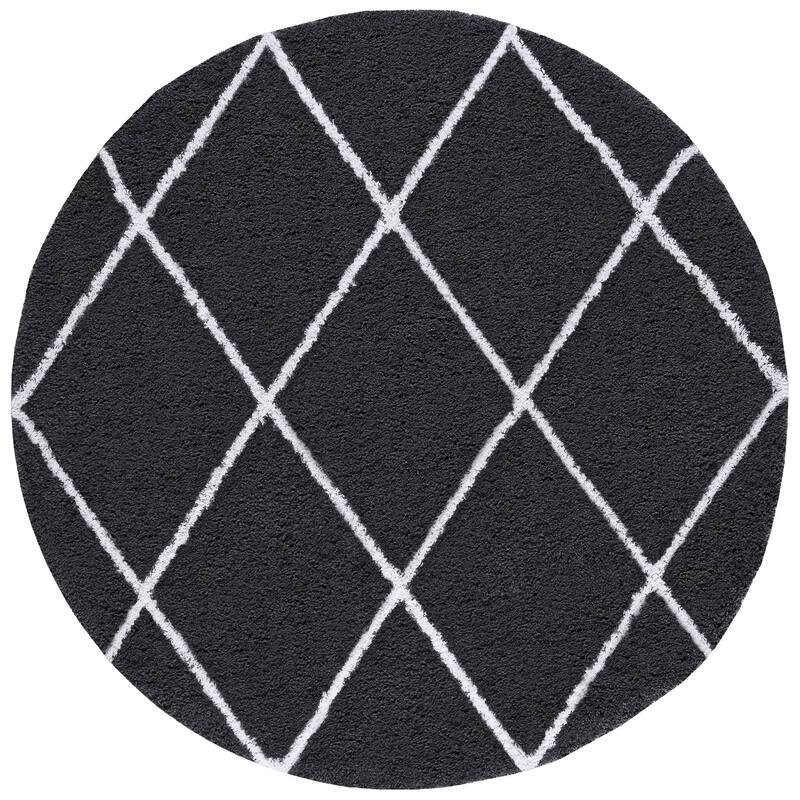 Joy Shag Moroccan Stripe Indoor Area Rug