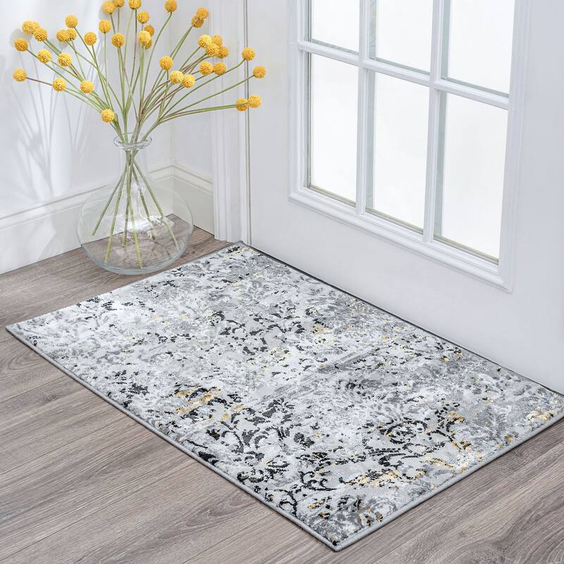 Antiquity Farmhouse Floral Indoor Area Rug