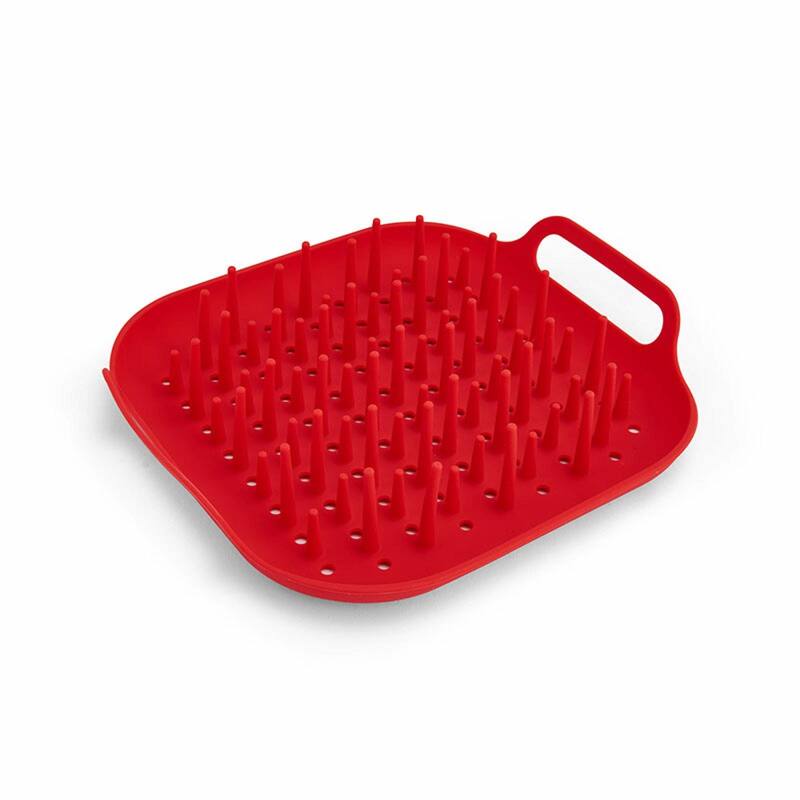 Instant Pot Official Silicone Pronged Tray - 9 in - 9 in - Red