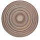 preview thumbnail 19 of 30, Rhody Rug Augusta Space-dye Wool Braided Rug Wheat Field 10' x 10' Round