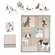 preview thumbnail 10 of 8, Lambs & Ivy Bow Wow Gray/Tan Dog/Puppy Nursery 4-Piece Baby Crib Bedding Set