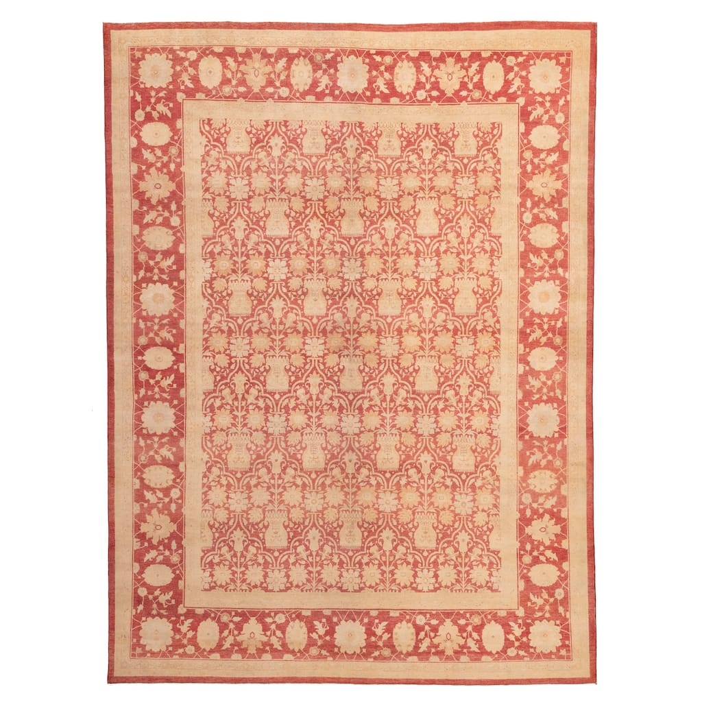 ECARPETGALLERY Hand-knotted Pako Persian 18 Of 20 Red Wool Rug - 8'10 x 11'11