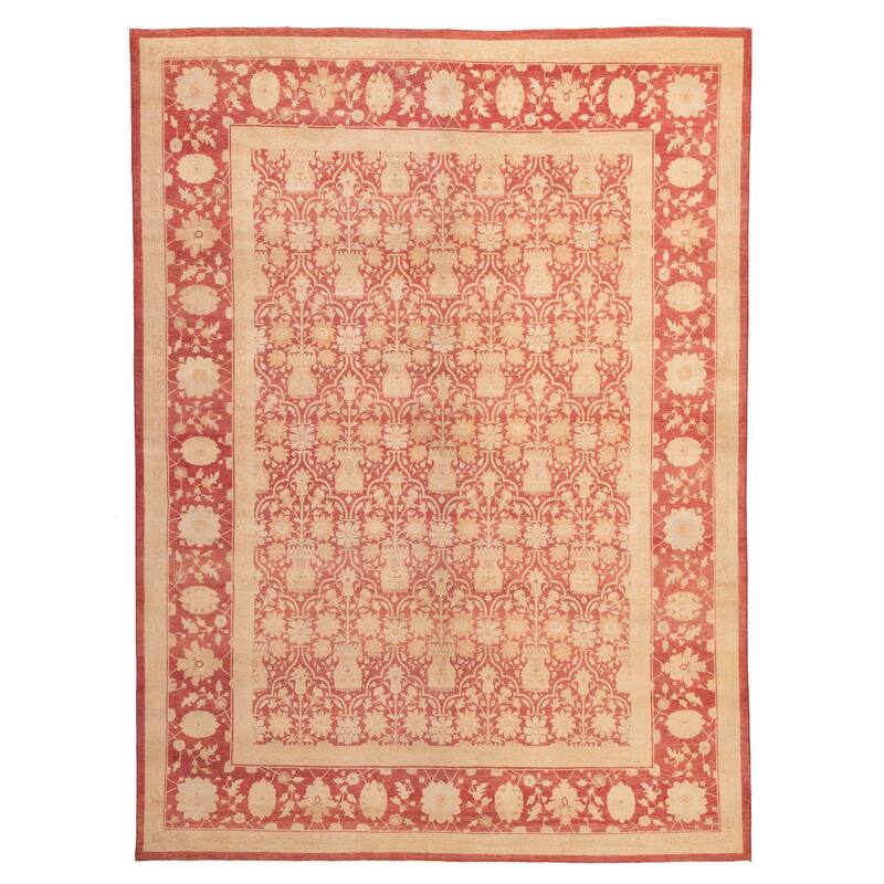 ECARPETGALLERY Hand-knotted Pako Persian 18 Of 20 Red Wool Rug - 8'10 x 11'11