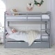 preview thumbnail 1 of 79, Walker Edison Solid Wood Twin Size Bunk Bed with Trundle