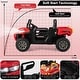 preview thumbnail 36 of 38, Gymax 12V 2 Seater Ride On UTV Dump Truck Remote w/ Electric Dump Bed