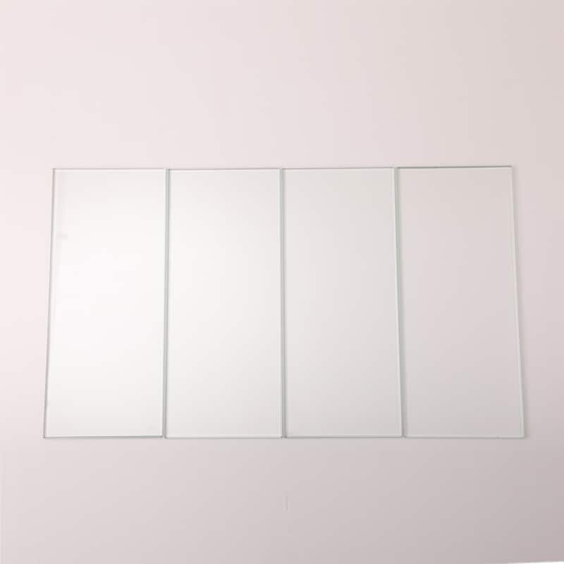 Outdoor Glass Wind Gurad Square Glass Windshield for Square Fire Table