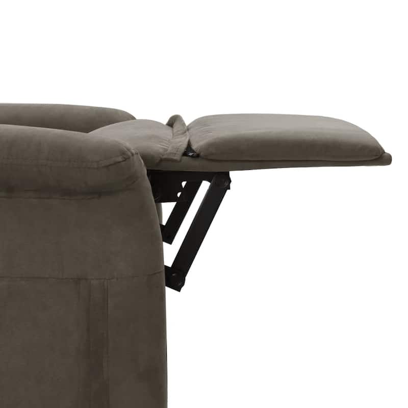 vidaXL Massage Chair Massage Recliner Chair for Elderly Faux Suede Leather - 56.3" x 27.8" x 29.9"