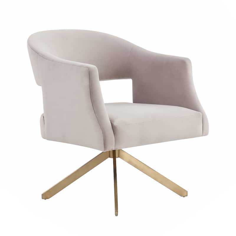SAFAVIEH Couture Sanni Swivel Accent Chair - 27Wx29Dx33H