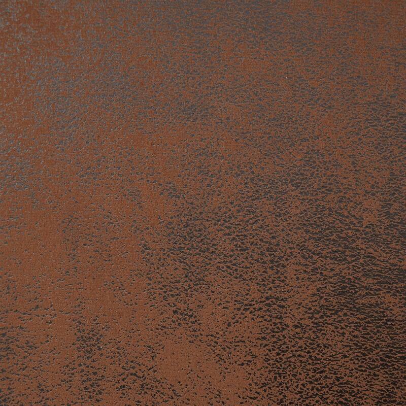 Accent Chair for Living Room, Wingback Arm Chair, Brown Polyester Upholstered Chair with Nailhead Trim, Wooden Legs