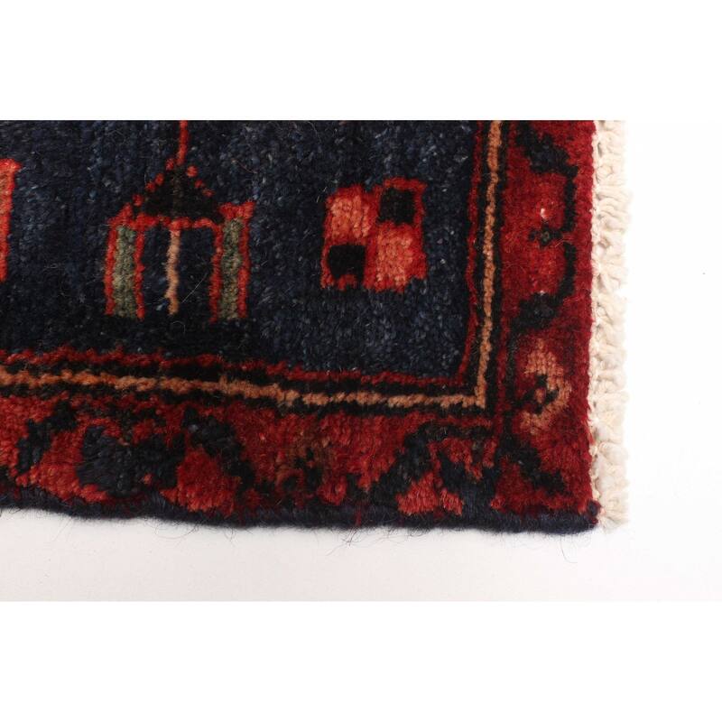 ECARPETGALLERY Hand-knotted Anatolian Vintage Red Wool Rug - 4'0 x 6'4