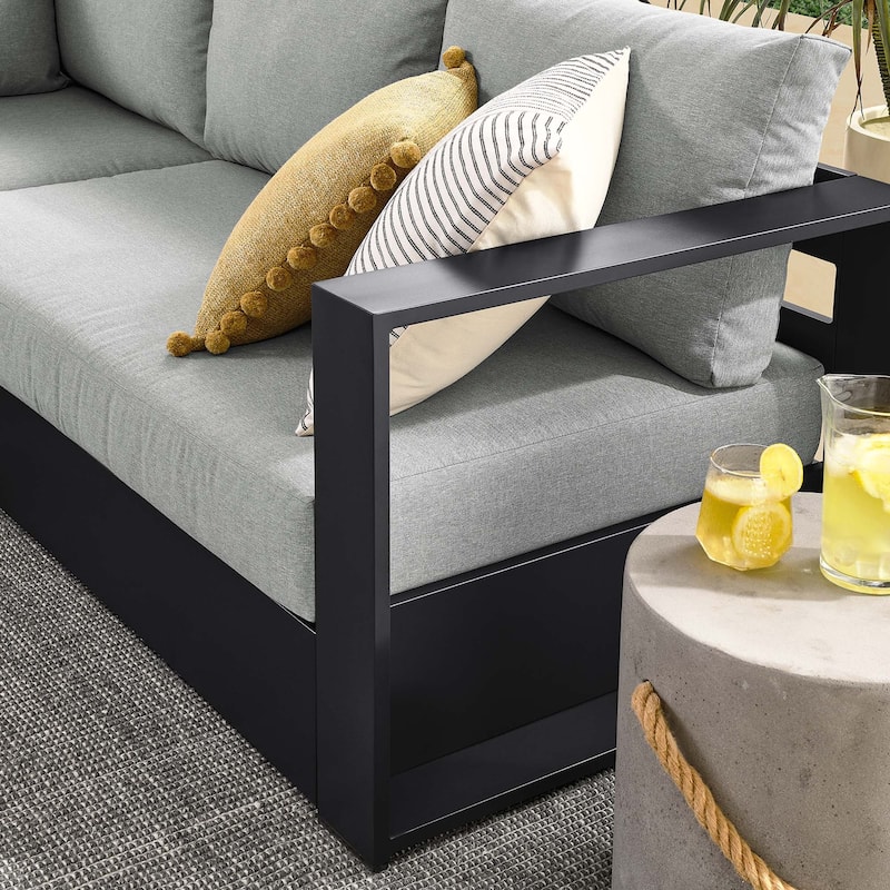 Tahoe Patio Aluminum 5-Piece Sectional Sofa Set