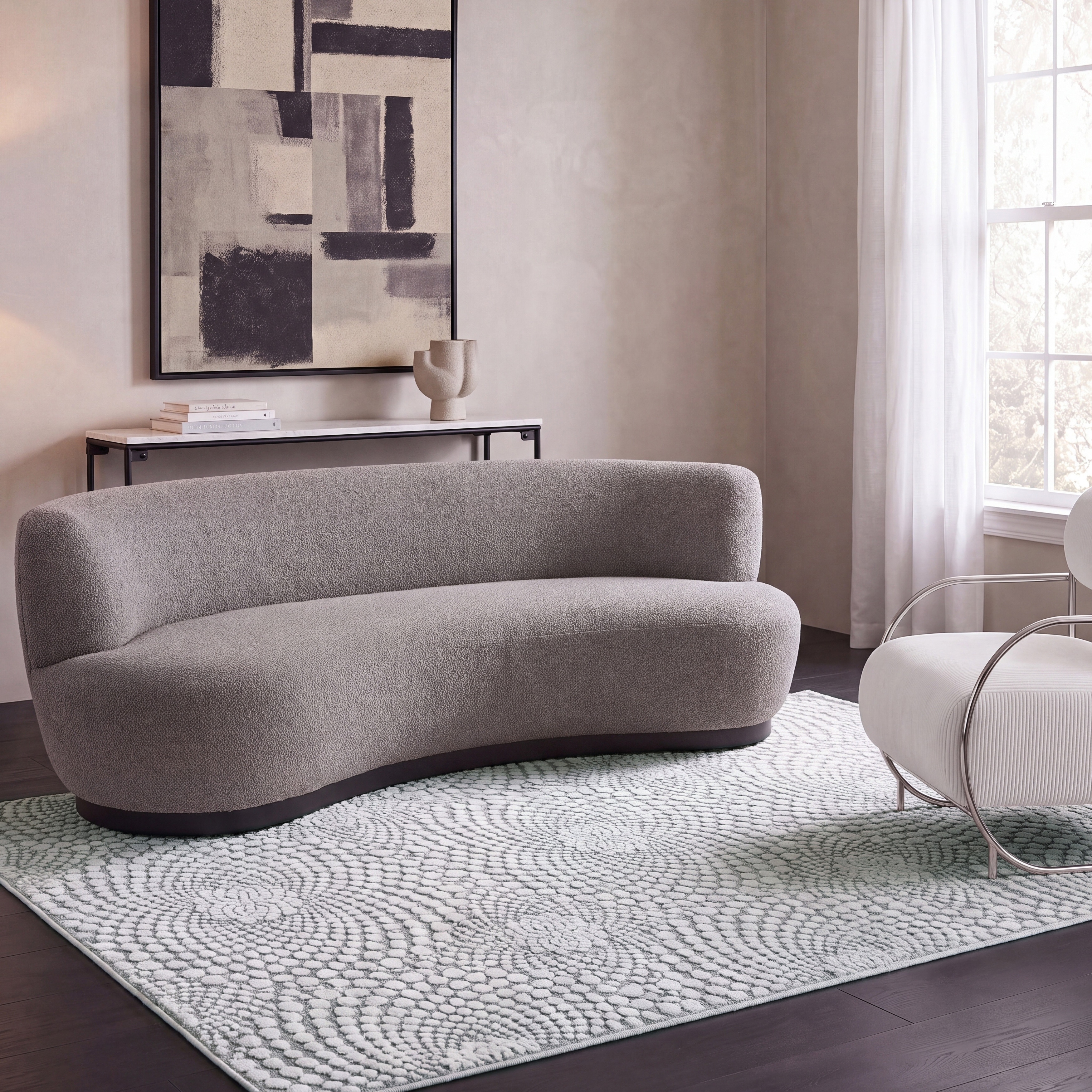 SAFAVIEH Lunara Harikleia Modern & Contemporary Jute Rug